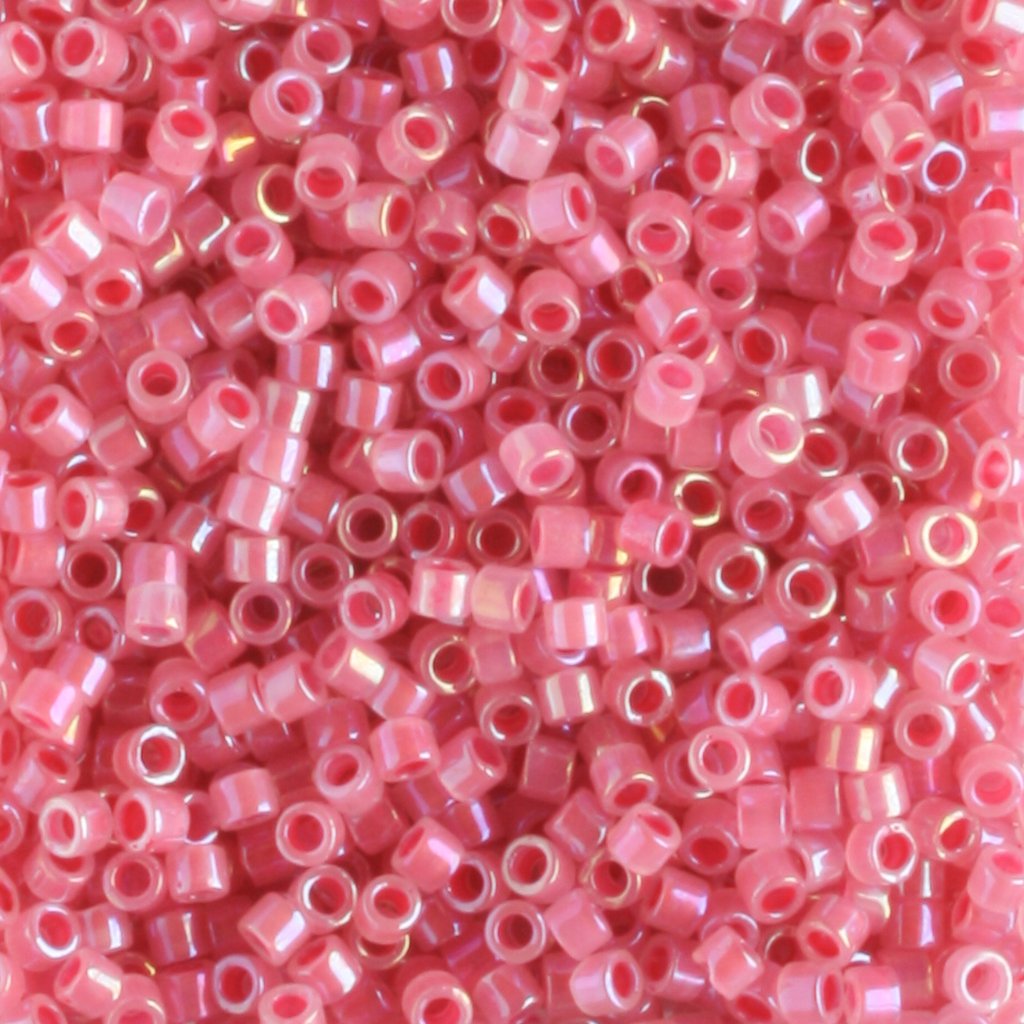 DB1742 Delica Rose Lined Opal AB - 53