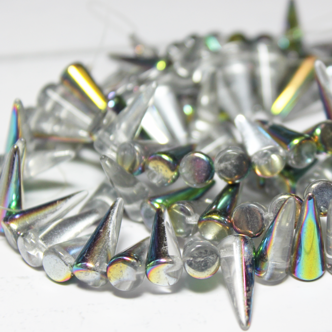 5x13mm Spike - Crystal Vitrail ~ Spike 4