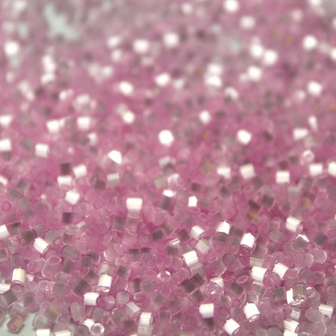 Silky Satin Dyed Baby Pink ~ 11/0 JSB 801 Japanese seed beads