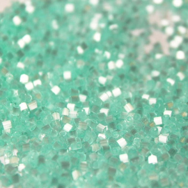Silky Satin Dyed Mint ~ 11/0 JSB 805 Japanese seed beads