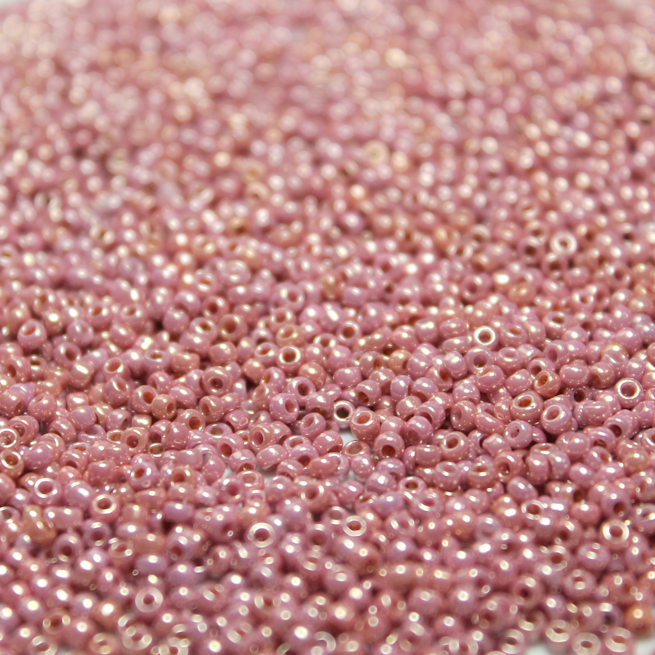 Opaque Cheyenne Pink Luster ~ 11/0 JSB 882 Japanese Seed Beads