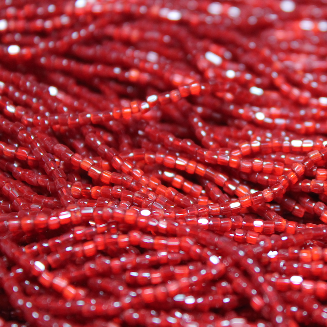 12/0 Tri-Cut Red Satin - 12T29