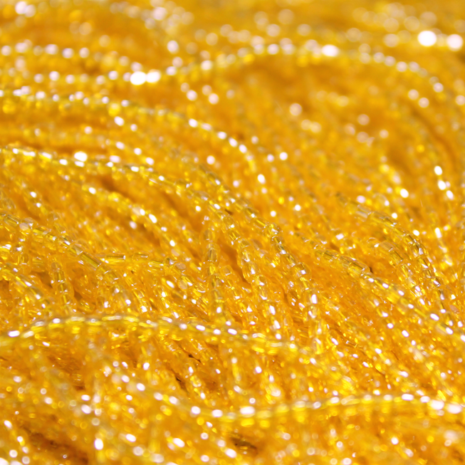 9/0 Tri-Cut Transparent Light Orange Luster - 9T22