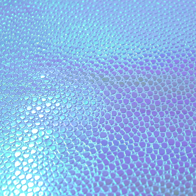 Faux Leather Sheet - Blue Opalescence - 64