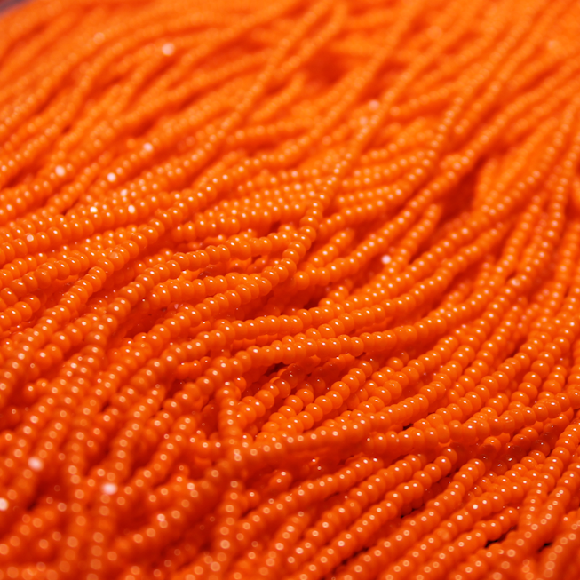 11/0 Charlotte Opaque Orange - C1126