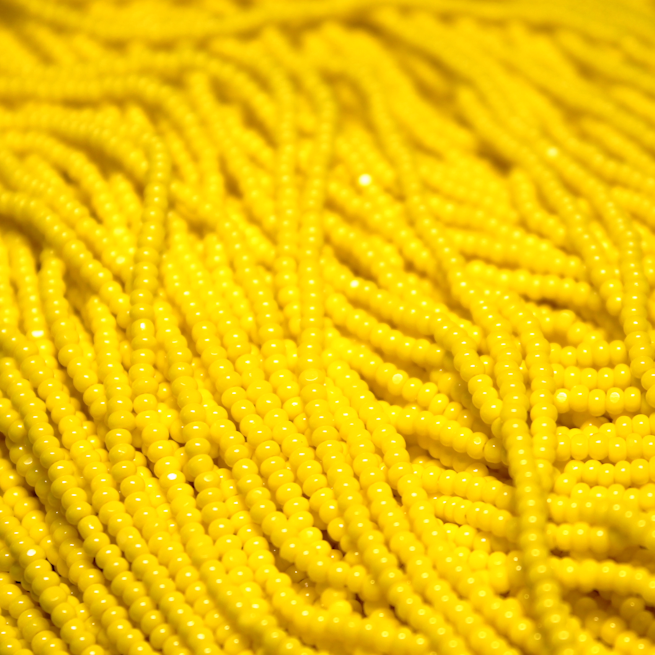 11/0 Charlotte Opaque Dark Yellow - C1132