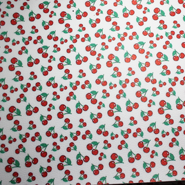 Faux Leather Sheet - Cherries - 40