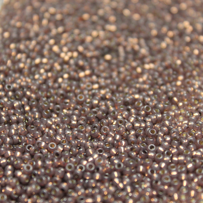 Duracoat Silver Lined Rose Bronze Alabaster ~ 11/0 JSB D4249 Japanese seed beads