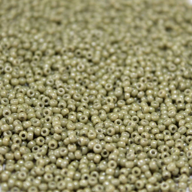Duracoat Op. Cactus Green ~ 11/0 JSB D4474 Japanese Seed Beads
