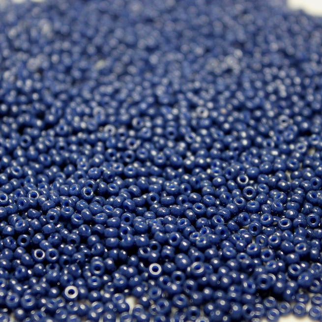 Duracoat Opaque Navy Blue ~ 11/0 JSB D4493 Japanese seed beads