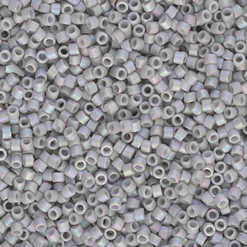 *CLOSEOUT CLEARANCE * DB1528 Delica Opaque Matte Light Smoke AB - 138