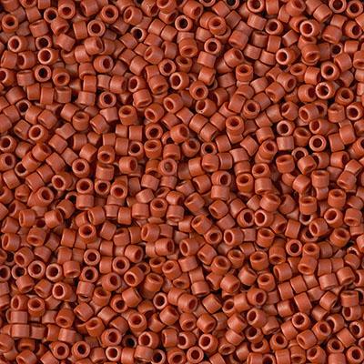 *CLOSEOUT CLEARANCE 8 DB2288 Delica Frosted Opaque Glaze Red 304