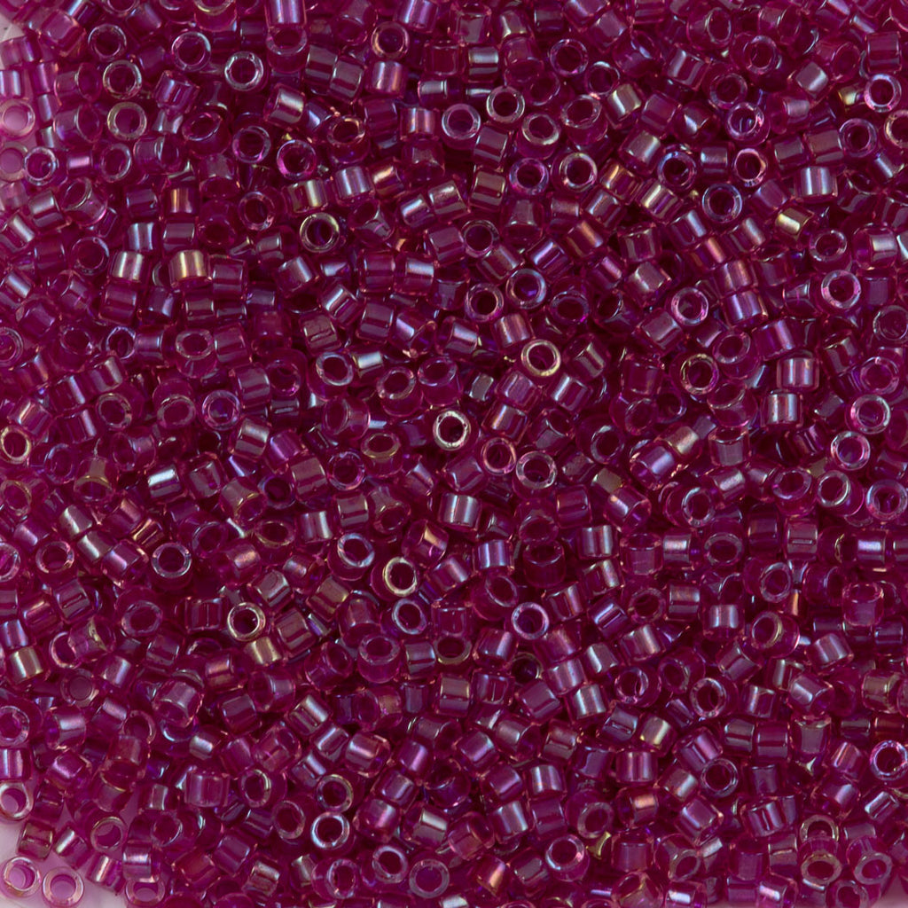 *CLOSEOUT CLEARANCE * DB2389 Delica Fancy Lined Magenta - 312