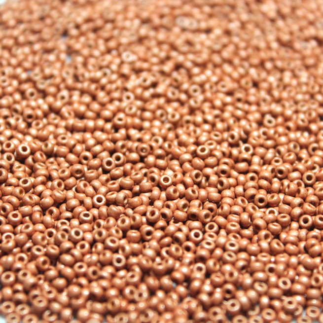 ** CLOSE OUT ** Duracoat Galv. Matte Metallic Medium Copper ~ 11/0 JSB DF4207