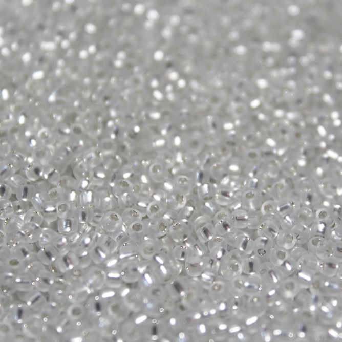 Frosted Silver Lined Crystal ~ 11/0 JSB F1
