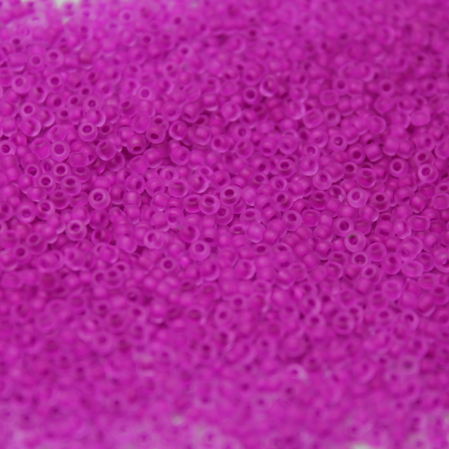 Frosted Neon Snozzberry ~ 15/0 JSB F209C