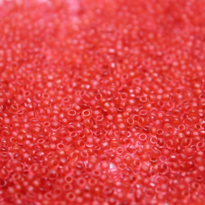 Frosted Wild Cherry ~ 11/0 JSB F226 Japanese Seed Beads