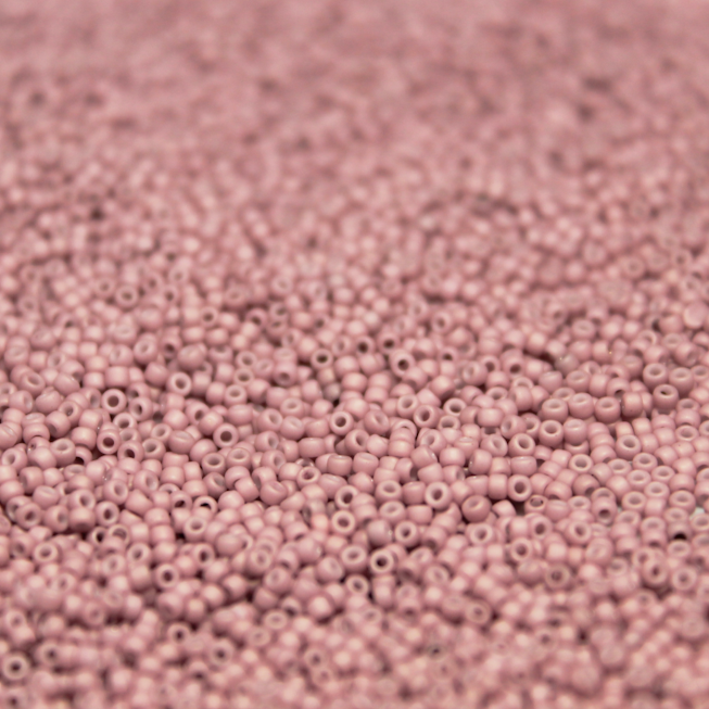 Opaque Matte Bridal Rose ~ 11/0 JSB F400C