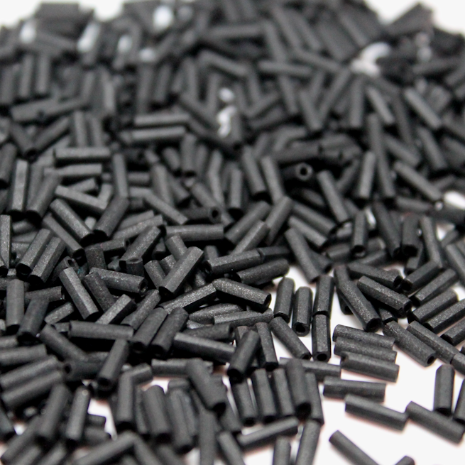 Opaque Matte Black Bugles ~ 6mm STRAIGHT F401