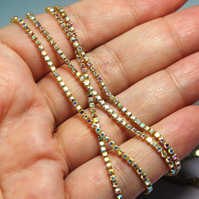 5 yards SS4.5 Gold AB metal banding - MB4A