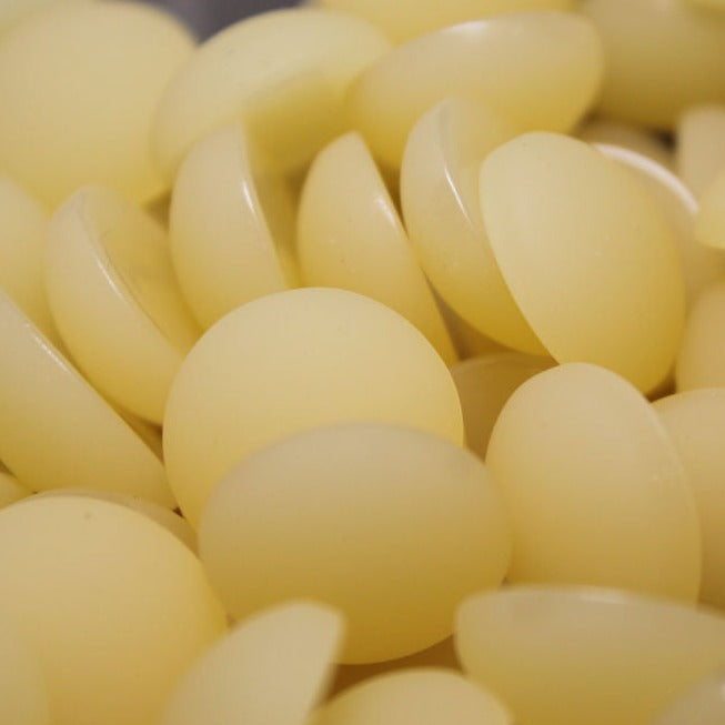 19mm Matte Round Resin Cabochon Lemonade - P36