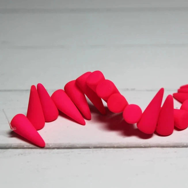 5x8mm Spike - Matte Neon Pink ~ Spike 13