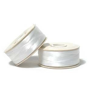 White Nymo B - 55 yard Bobbin