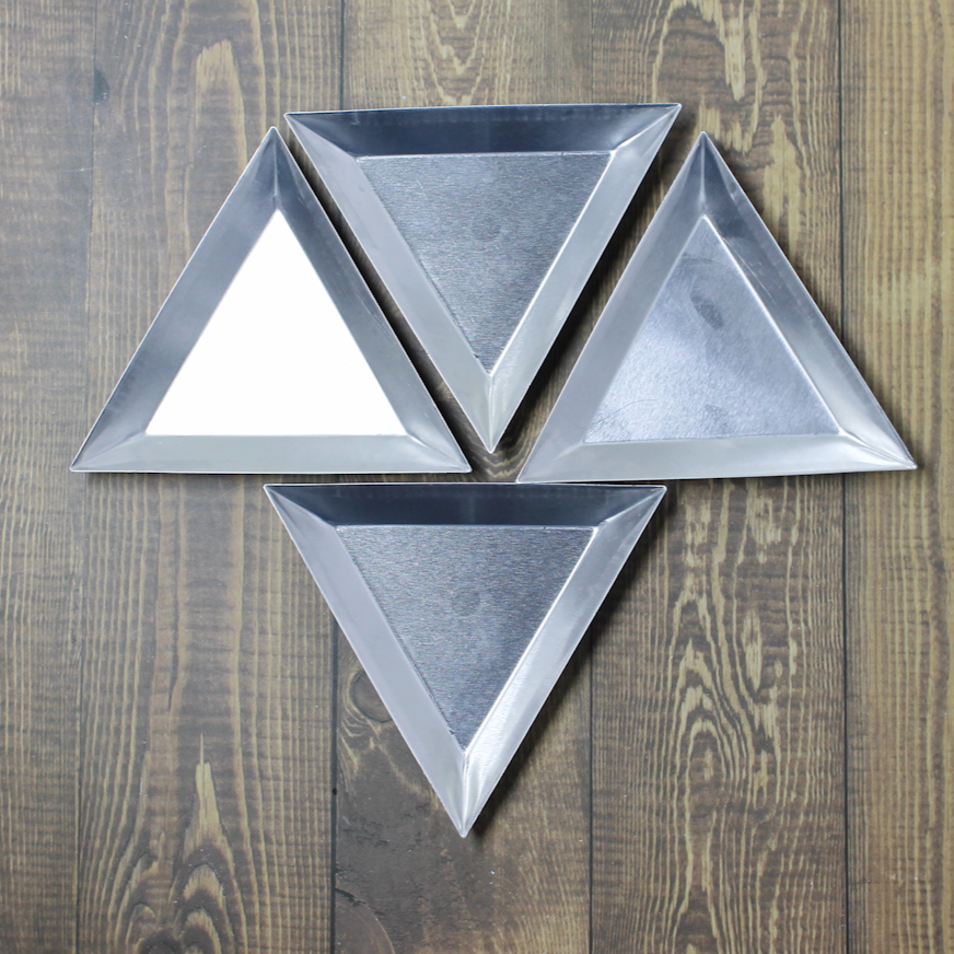 Aluminum sorting trays - 6 pieces.