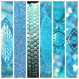 Aqua, Turquoise & Teal Embellishments