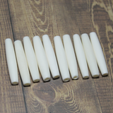 1.5" White Hairpipe, 10 pieces - HP 3