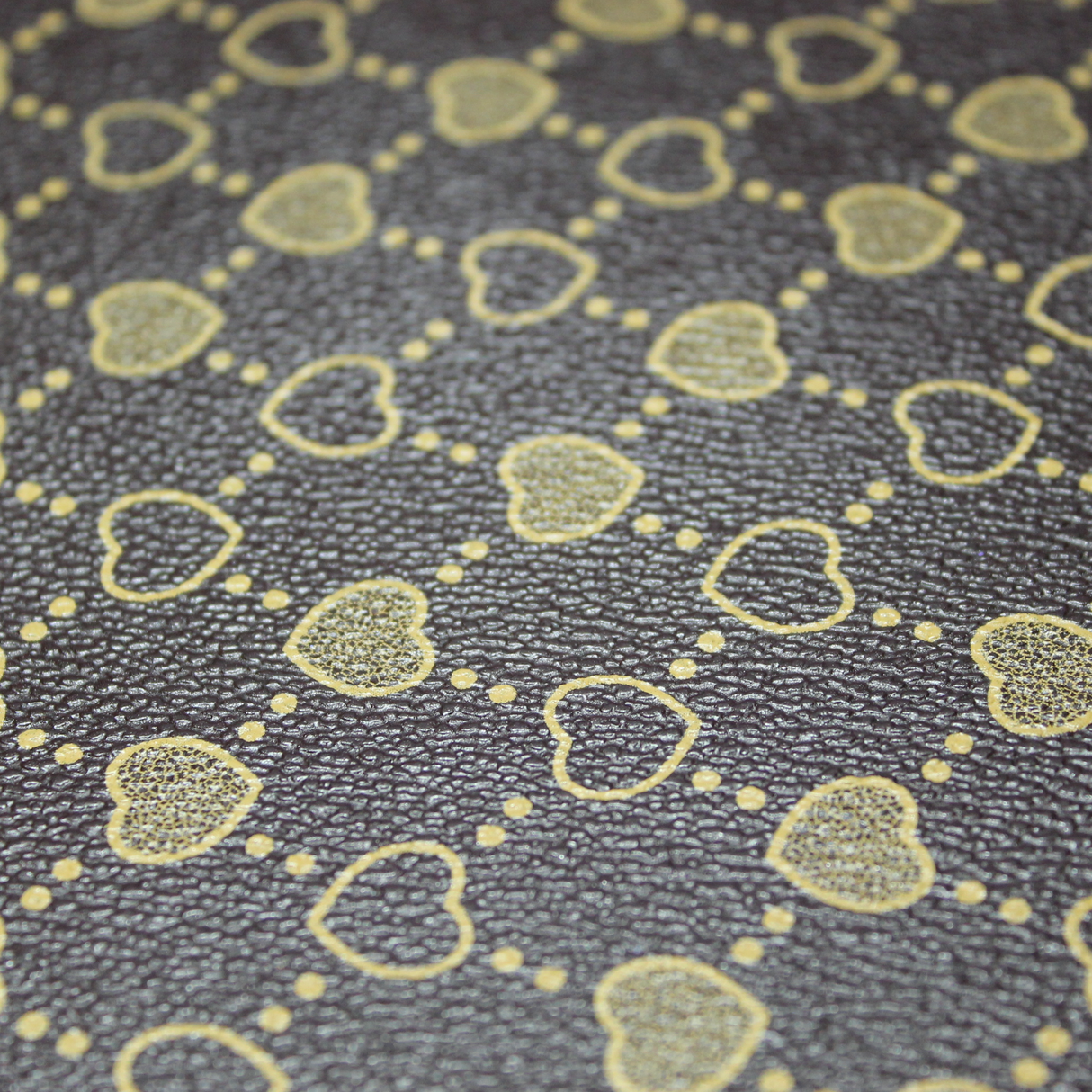 Faux Leather Sheet - GG Love Espresso - 11