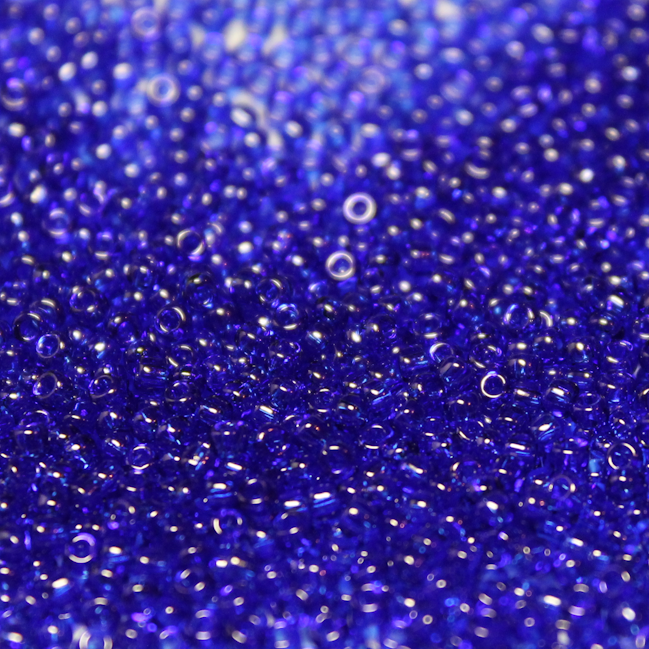 Transparent Cobalt Blue  ~ 15/0 JSB 151