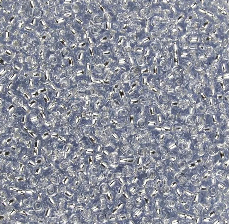 Silver Lined Barely Blue  ~ 8/0 JSB 19C