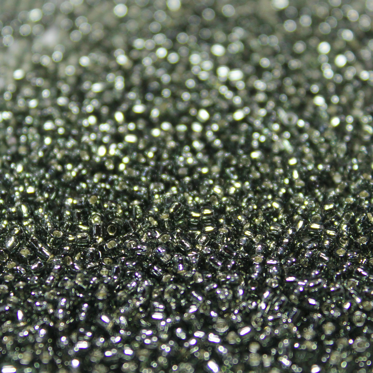 Dark Grey Silver Lined ~ 15/0 JSB 21