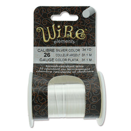 26 Gauge,  Tarnish Resistant Wire (34 yd) Silver - SW26