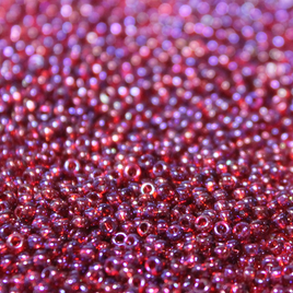 Transparent Dyed Cranberry AB ~ 11/0 JSB 299J