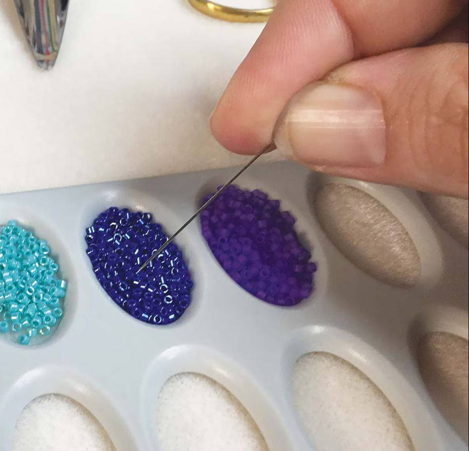 2 pieces, 24-Hole Seed Bead Project Sorter