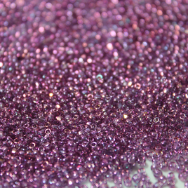 Transparent Gold Luster Violet ~ 12/0 3CUT 319
