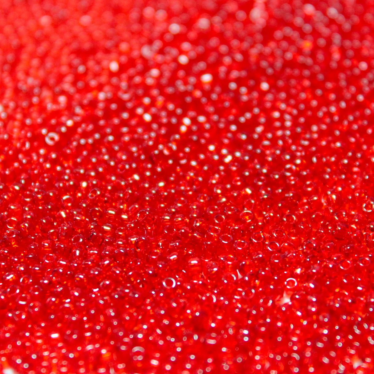 Transparent Red ~ 11/0 JSB 140