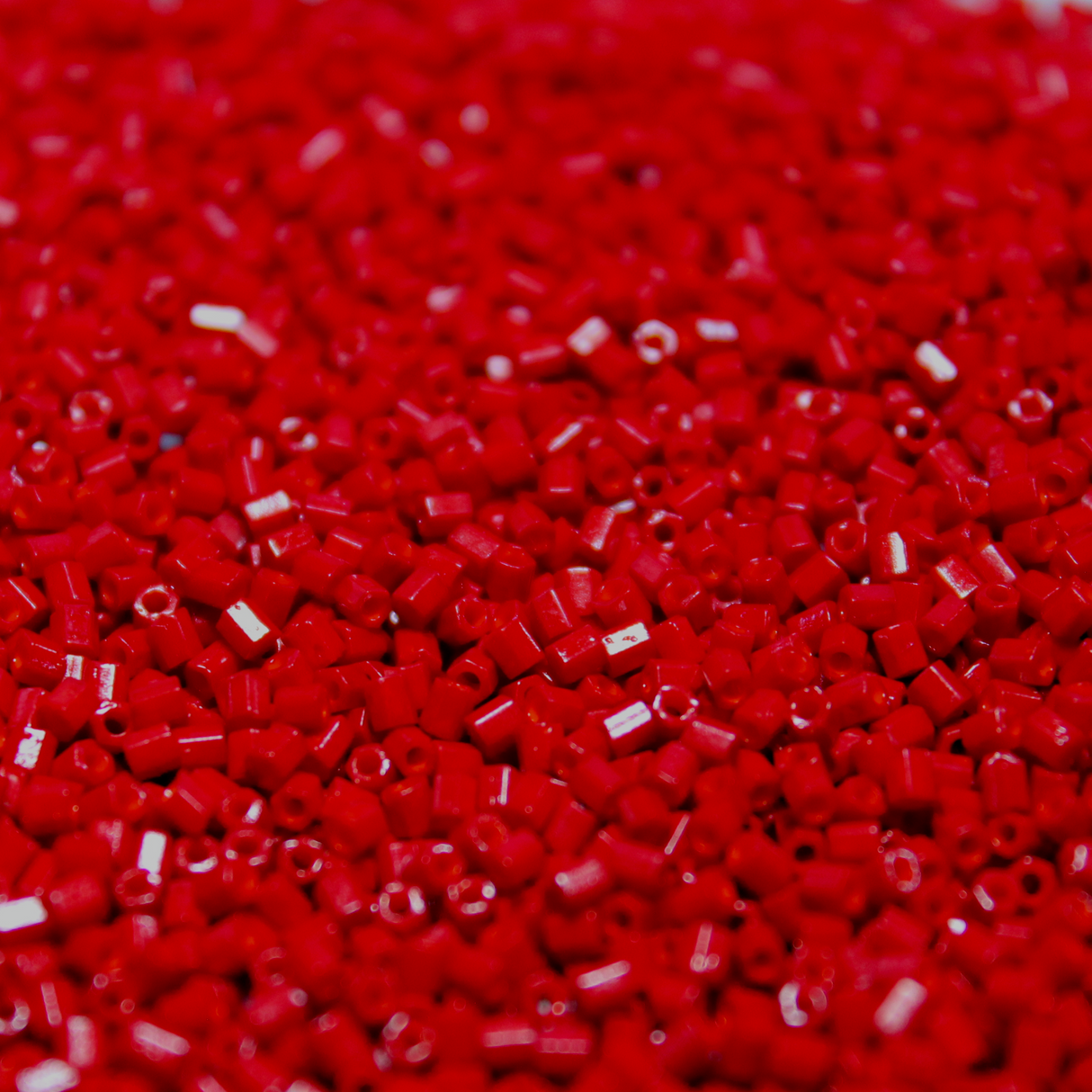 Opaque Dyed Cardinal Red  ~ 11/0 HEX 408C