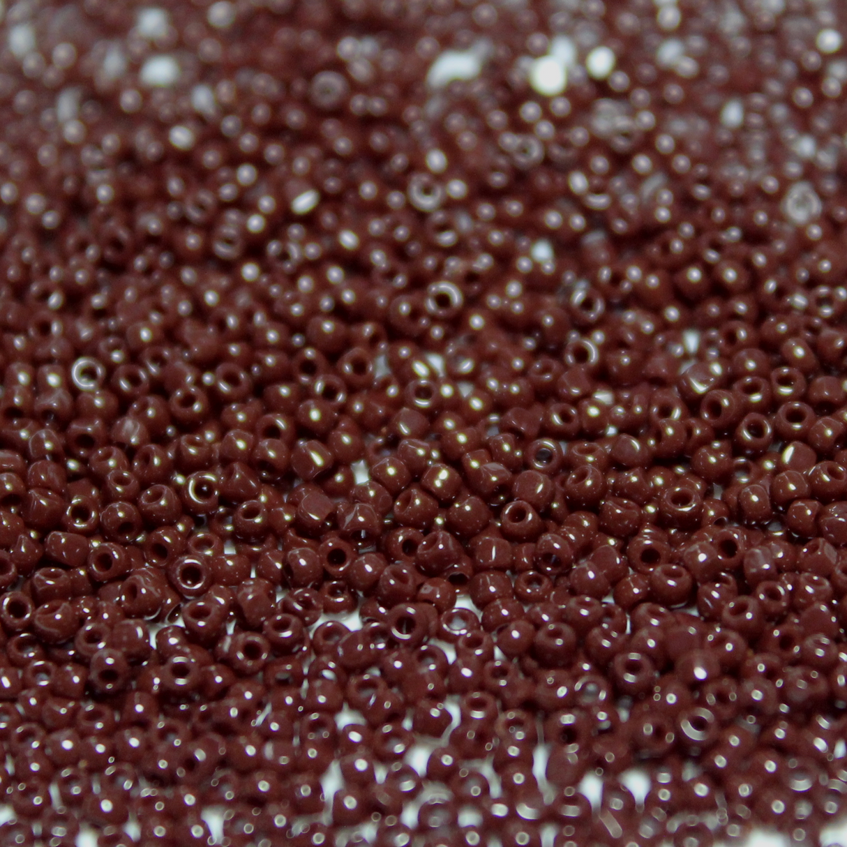 Opaque Burnt Brown  ~ 15/0 3CUT 409B