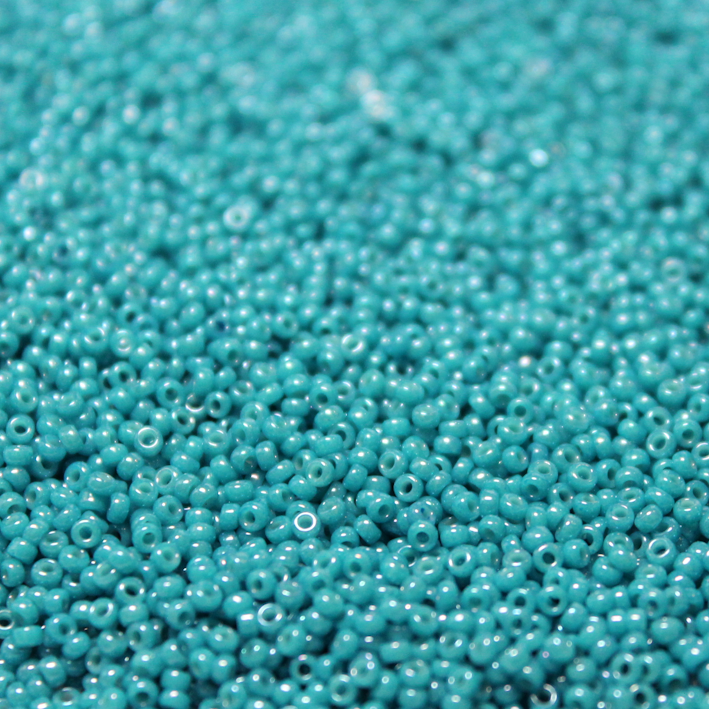 Opaque Dyed Blue Zircon ~ 11/0 JSB 413D