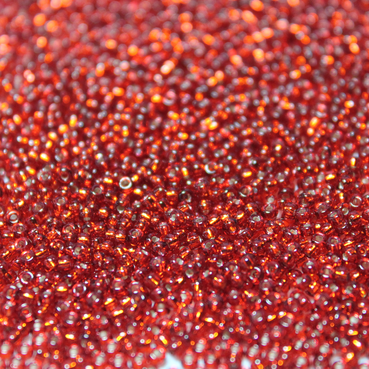 **CLOSEOUT CLEARANCE * Silver Lined Red  ~ 11/0 JSB 42