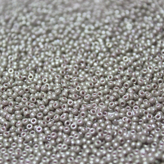 Opaque Dyed Tawny Gray Pearl ~ 11/0 JSB 449H Japanese Seed Beads