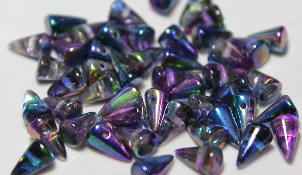 5x8mm Spike (48 pcs) Magic Blueberry ~ Spike 8