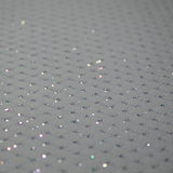 Faux Leather Sheet - White Glitter Rhombus - 5