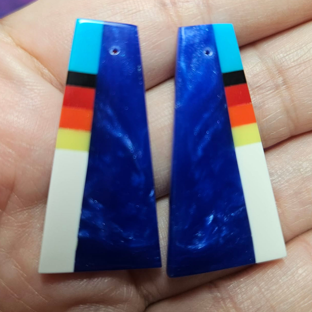 Santo Domingo Inlays Blue  - SD46-A