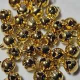 Special Buy #6 - 40 pieces - 1/4 Inch Gold-Toned Metal Bail-Top Bells
