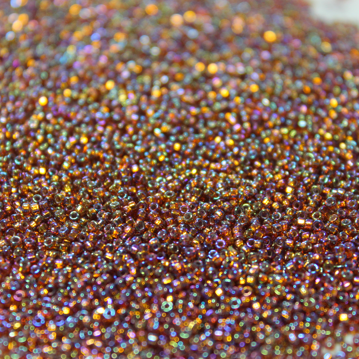 Silver Lined Brown AB ~ 15/0 JSB 648