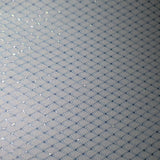 Faux Leather Sheet - Blue Glitter Rhombus - 65